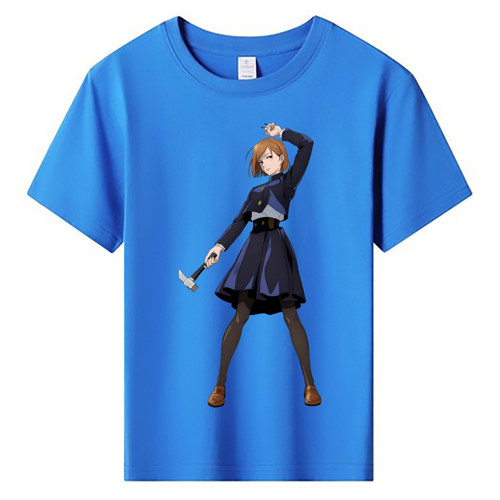 （画像用） 呪術廻戦 Jujutsu Kaisen 綿100％キッズTシャツ（フロントプリント）